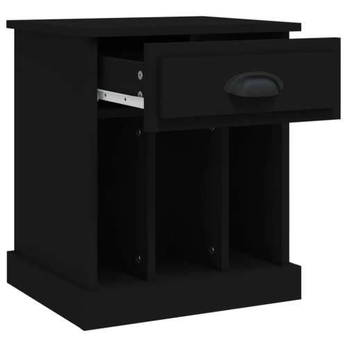 Noćni ormarići 2 kom crni 43 x 36 x 50 cm - Crna 2 Cijena
