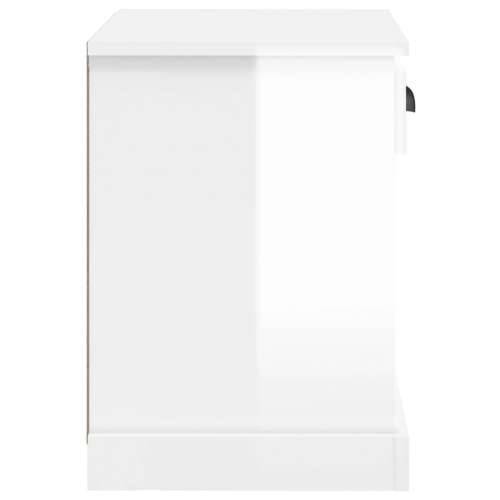 Noćni ormarići 2 kom visoki sjaj bijeli 43 x 36 x 50 cm - Visoko sjajno bijela 2 Cijena