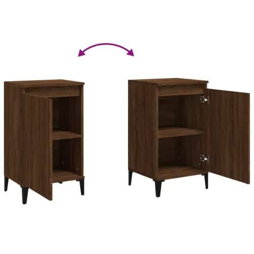 Noćni ormarići 2 kom boja hrasta 40x35x70 cm konstruirano drvo - Smeđi hrast 2 Cijena