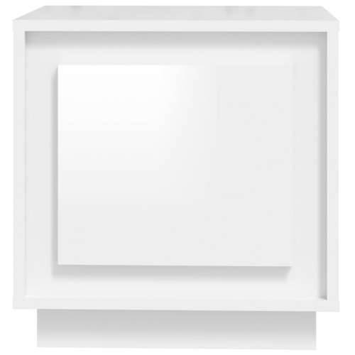 Noćni ormarići 2 kom visoki sjaj bijeli 44 x 35 x 45 cm drveni - Visoko sjajno bijela 2 Cijena