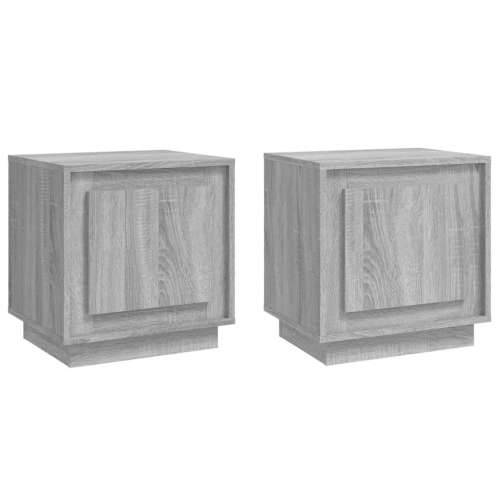 Noćni ormarići 2 kom boja hrasta 44x35x45 cm konstruirano drvo - Sivi hrast sonoma 2 Cijena