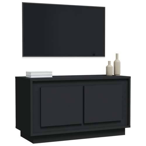 TV ormarić crni 80 x 35 x 45 cm od konstruiranog drva - Crna 1 Cijena