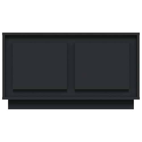 TV ormarić crni 80 x 35 x 45 cm od konstruiranog drva - Crna 1 Cijena