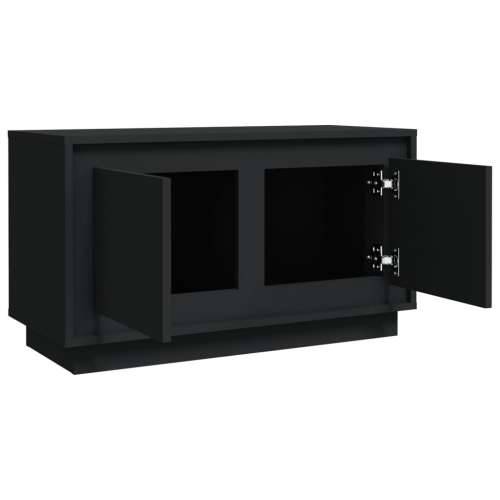 TV ormarić crni 80 x 35 x 45 cm od konstruiranog drva - Crna 1 Cijena