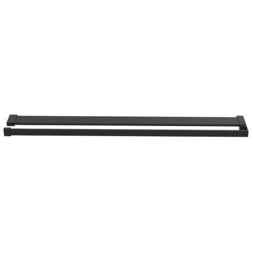 Pregrada za tuš s policom crna 80 x 195 cm s mutnim staklom ESG - Matirano 80 x 195 cm Mreže 4 x 4 Cijena