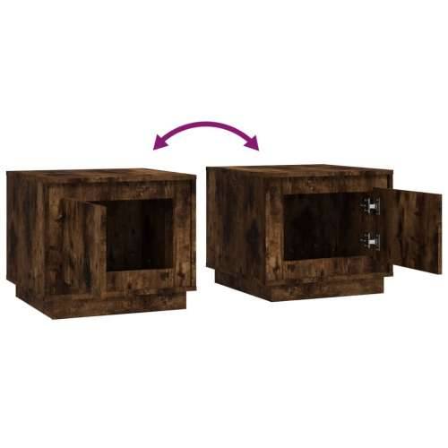 Stolić za kavu boja hrasta 51 x 50 x 44 cm konstruirano drvo - Dimljeni hrast 1 Cijena