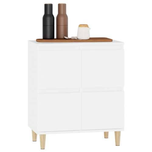 Komoda bijela 60 x 35 x 70 cm od konstruiranog drva - Bijela 1 Cijena