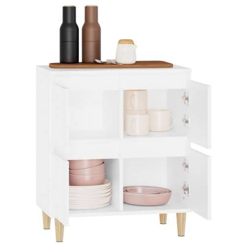Komoda bijela 60 x 35 x 70 cm od konstruiranog drva - Bijela 1 Cijena