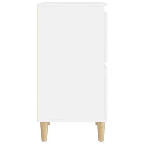 Komoda bijela 60 x 35 x 70 cm od konstruiranog drva - Bijela 1 Cijena