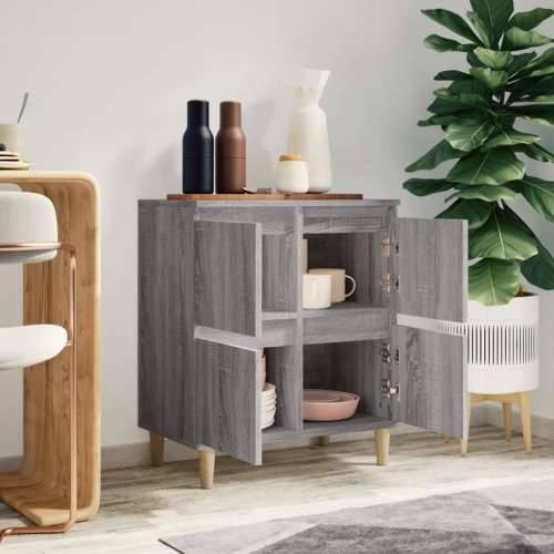 Komoda sivog hrasta sonome 60x35x70 cm od konstruiranog drva - Sivi hrast sonoma 1 Cijena