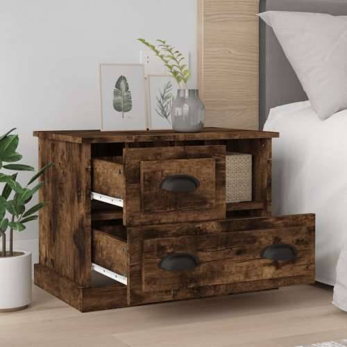 Noćni ormarić boja dimljenog hrasta 60 x 39 x 45 cm - Dimljeni hrast 1 Cijena