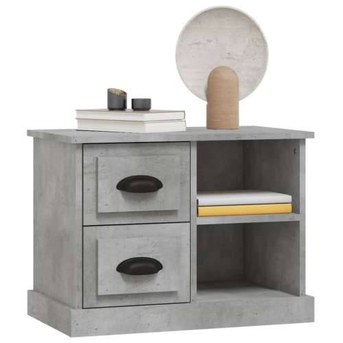 Noćni ormarić siva boja betona 60x35,5x45 cm - Beton siva 1 Cijena