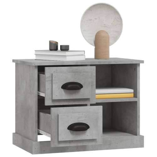 Noćni ormarić siva boja betona 60x35,5x45 cm - Beton siva 1 Cijena