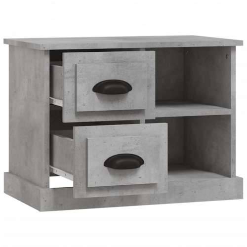 Noćni ormarić siva boja betona 60x35,5x45 cm - Beton siva 1 Cijena