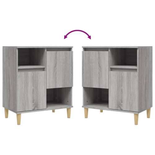 Komode 2 kom boja hrasta 60 x 35 x 70 cm od konstruiranog drva - Sivi hrast sonoma 2 Cijena