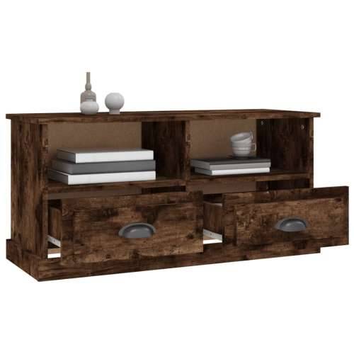 TV ormarić boja hrasta 93 x 35,5 x 45 cm konstruirano drvo - Dimljeni hrast 1 Cijena