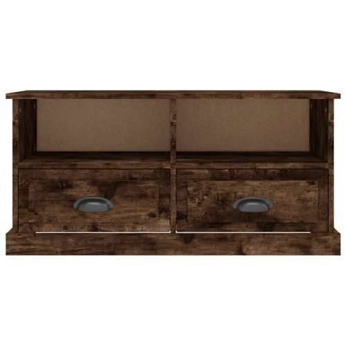 TV ormarić boja hrasta 93 x 35,5 x 45 cm konstruirano drvo - Dimljeni hrast 1 Cijena