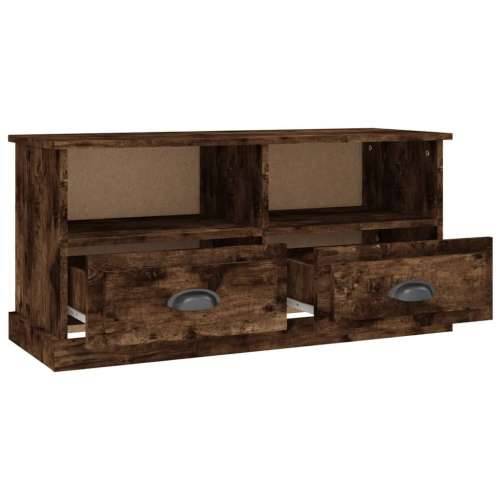 TV ormarić boja hrasta 93 x 35,5 x 45 cm konstruirano drvo - Dimljeni hrast 1 Cijena