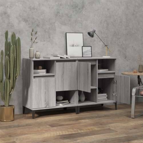Komode 2 kom boja hrasta 60 x 35 x 70 cm od konstruiranog drva - Sivi hrast sonoma 2 Cijena
