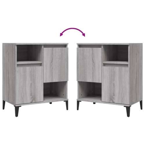 Komode 2 kom boja hrasta 60 x 35 x 70 cm od konstruiranog drva - Sivi hrast sonoma 2 Cijena