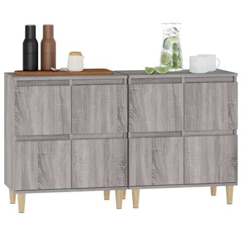 Komode 2 kom boja hrasta 60 x 35 x 70 cm od konstruiranog drva - Sivi hrast sonoma 2 Cijena