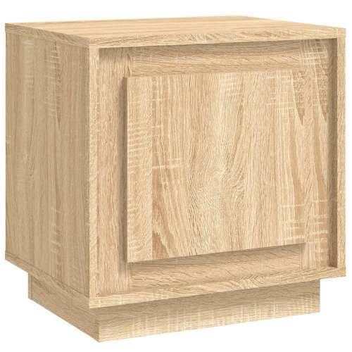Noćni ormarić boja hrasta 44x35x45cm od konstruiranog drva - sonoma hrast 1 Cijena