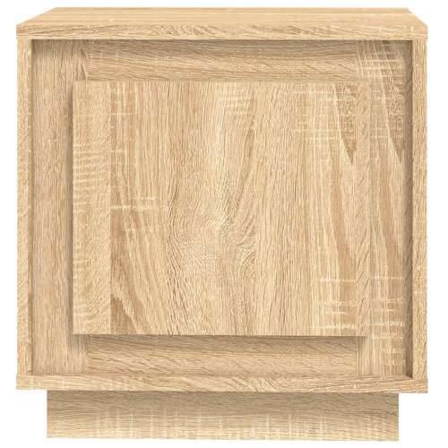 Noćni ormarić boja hrasta 44x35x45cm od konstruiranog drva - sonoma hrast 1 Cijena