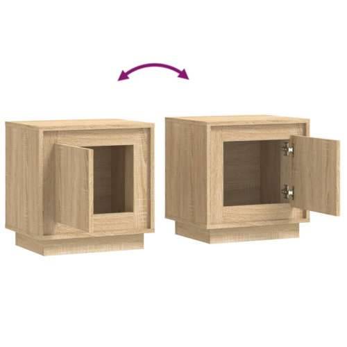 Noćni ormarići 2 kom boja hrasta 44x35x45 cm konstruirano drvo - sonoma hrast 2 Cijena