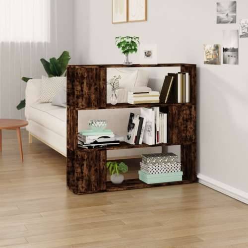 Ormarić za knjige / Paravan - Sobna pregrada boja hrasta 100 x 24 x 94 cm - Dimljeni hrast 1 100 x 24 x 94 cm Cijena