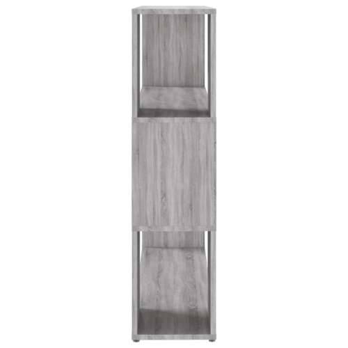 Ormarić za knjige / Paravan - Sobna pregrada boja hrasta 100 x 24 x 94 cm - Sivi hrast sonoma 100 x 24 x 94 cm 1 Cijena