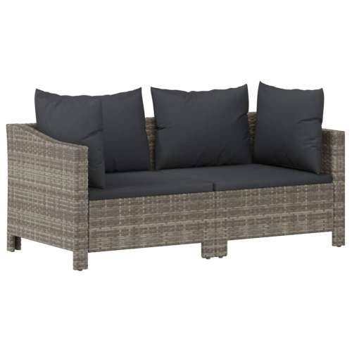 7-dijelna vrtna garnitura od poliratana s jastucima siva - 2x corner + 3x middle + 2x armchair 1 Cijena