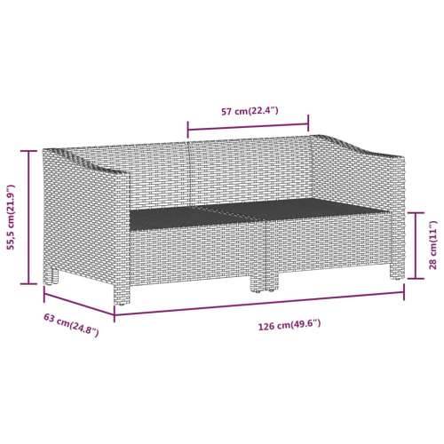 7-dijelna vrtna garnitura od poliratana s jastucima siva - 2x corner + 3x middle + 2x armchair 1 Cijena
