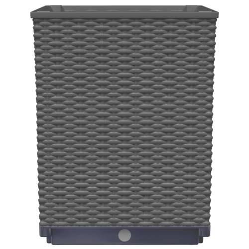 Sadilice 2 kom crne 30 x 30 x 37 cm od polipropilena - Crna 2 Cijena