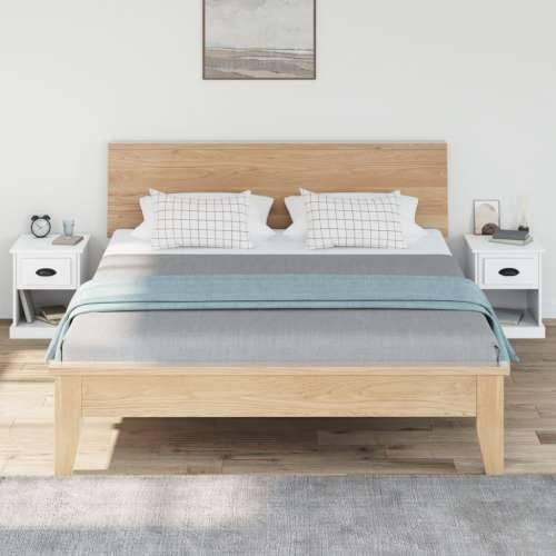 Noćni ormarići 2 kom bijeli 39 x 39 x 47,5 cm konstruirano drvo - Bijela 2 Cijena