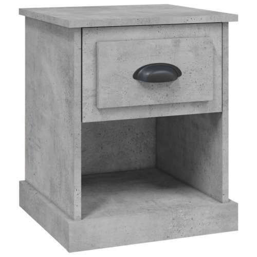 Noćni ormarić siva boja betona 39x39x47,5 cm konstruirano drvo - Beton siva 1 Cijena