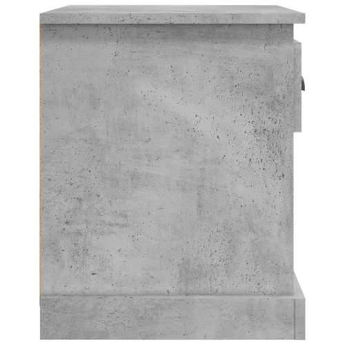 Noćni ormarić siva boja betona 39x39x47,5 cm konstruirano drvo Cijena
