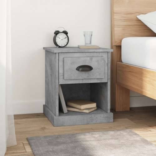 Noćni ormarići 2 kom boja betona 39x39x47,5cm konstruirano drvo - Beton siva 2 Cijena