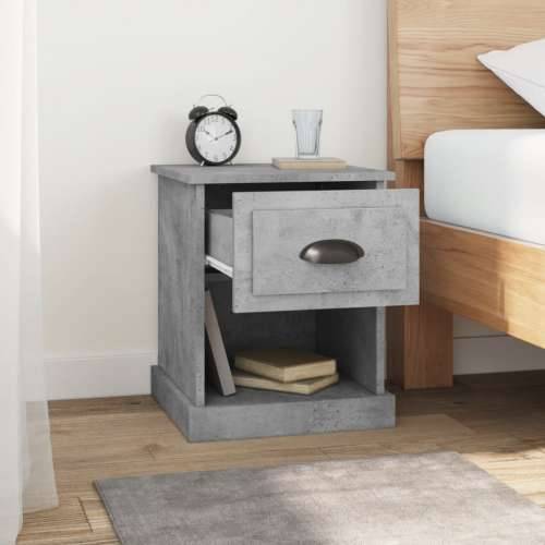 Noćni ormarići 2 kom boja betona 39x39x47,5cm konstruirano drvo - Beton siva 2 Cijena