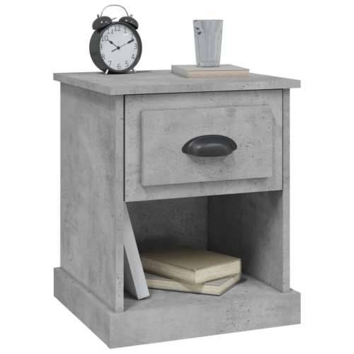 Noćni ormarići 2 kom boja betona 39x39x47,5cm konstruirano drvo - Beton siva 2 Cijena