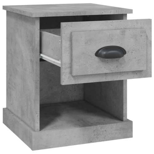 Noćni ormarići 2 kom boja betona 39x39x47,5cm konstruirano drvo - Beton siva 2 Cijena