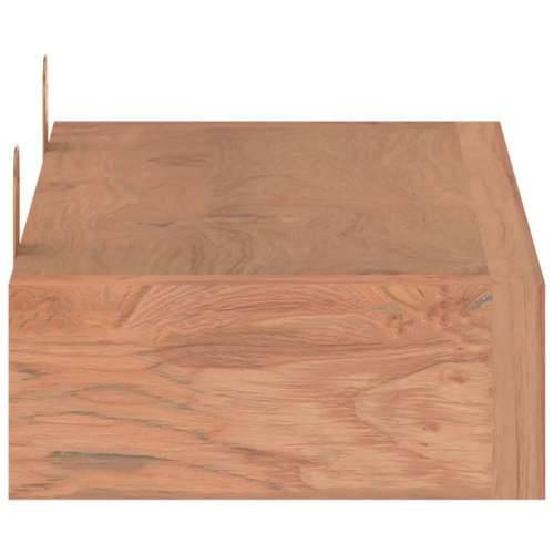 Zidne police 2 kom 40 x 15 x 4 cm od masivne tikovine - 40 x 15 x 4 cm 1 Cijena