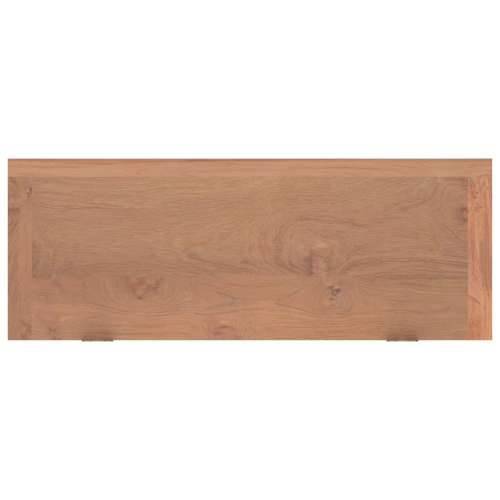 Zidne police 2 kom 40 x 15 x 4 cm od masivne tikovine - 40 x 15 x 4 cm 1 Cijena