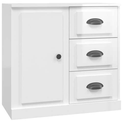Komoda sjajna bijela 70x35,5x67,5 cm od konstruiranog drva - Visoko sjajno bijela 1 Cijena