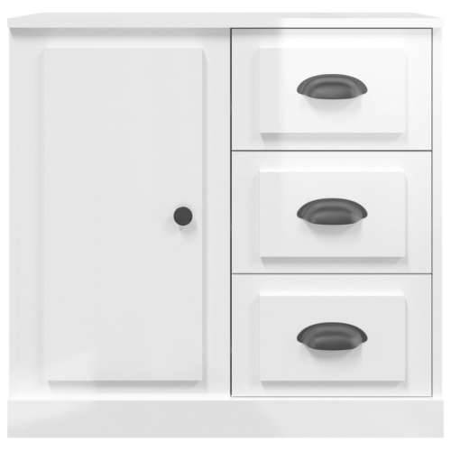 Komoda sjajna bijela 70x35,5x67,5 cm od konstruiranog drva - Visoko sjajno bijela 1 Cijena