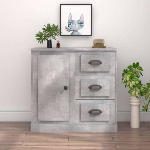 Komoda siva boja betona 70x35,5x67,5 cm od konstruiranog drva - Beton siva 1 Cijena