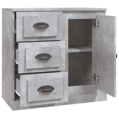 Komoda siva boja betona 70x35,5x67,5 cm od konstruiranog drva - Beton siva 1 Cijena