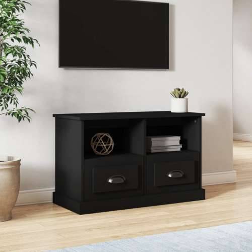 TV ormarić crni 80x35x50 cm od konstruiranog drva - Crna 80 x 35 x 50 cm 1 Cijena