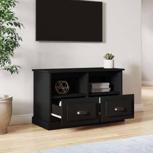TV ormarić crni 80x35x50 cm od konstruiranog drva - Crna 80 x 35 x 50 cm 1 Cijena