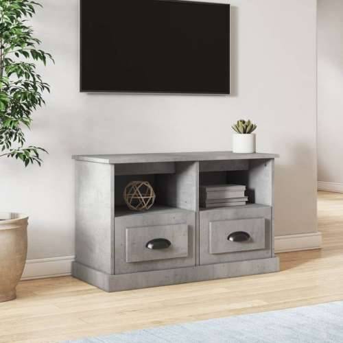 TV ormarić boja betona 80x35x50 cm konstruirano drvo - Beton siva 80 x 35 x 50 cm 1 Cijena