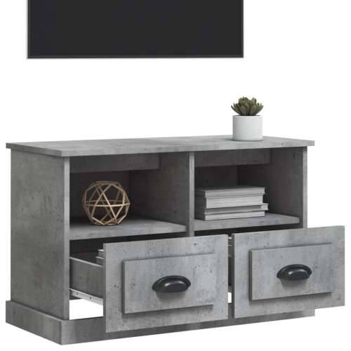 TV ormarić boja betona 80x35x50 cm konstruirano drvo - Beton siva 80 x 35 x 50 cm 1 Cijena